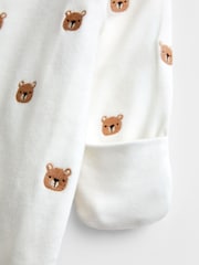 JoJo Maman Bébé Organic Cotton Sleepsuit & Hat Set - Slika 6 iz 8