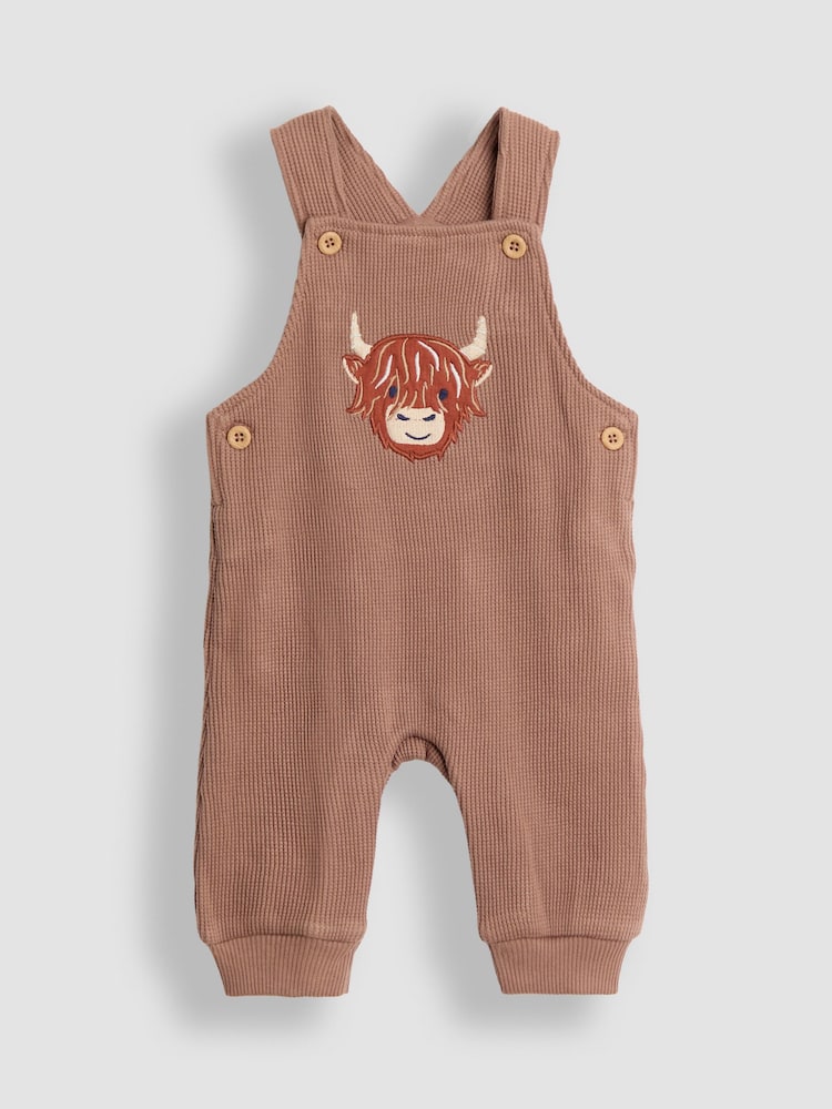 JoJo Maman Bébé Brown Dungarees Set - Image 2 of 5