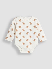 JoJo Maman Bébé Brown Dungarees Set - Image 4 of 5