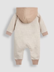 JoJo Maman Bébé Natural Appliqué Hooded All in One - Image 2 of 4