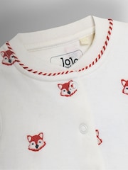 JoJo Maman Bébé Cream Sleepsuit - Image 3 of 3