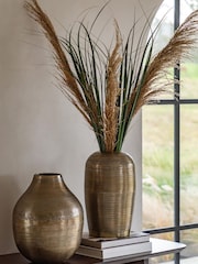 Gallery Home 12 Pack Brown Faux Grass with Feather Seed - Image 1 of 5