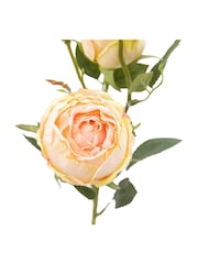 Gallery Home 6 Pack White Faux Stem Vintage Roses - Image 3 of 4