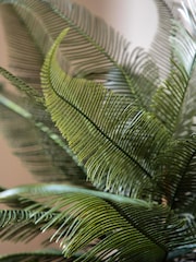 Gallery Home Grey Faux Wide Fern in Concrete Pot - Image 2 of 6