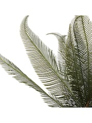 Gallery Home Grey Faux Wide Fern in Concrete Pot - Image 5 of 6