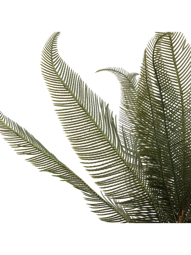 Gallery Home Grey Faux Wide Fern in Concrete Pot - Image 5 of 6