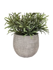 Gallery Home Set of 2 Natural Faux Potted Rosemary Plants - Image 4 of 4
