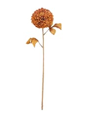 Gallery Home 6 Pack Burnt Orange Faux Stem Dahlias - Image 2 of 4