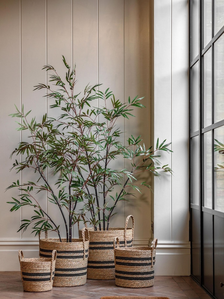 Gallery Home Green Small Faux Potted Bamboo Tree - Image 2 of 6