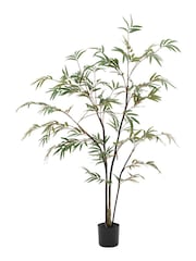 Gallery Home Green Small Faux Potted Bamboo Tree - Image 4 of 6