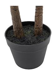 Gallery Home Grey Small Faux Potted Statement Palm - Image 4 of 4