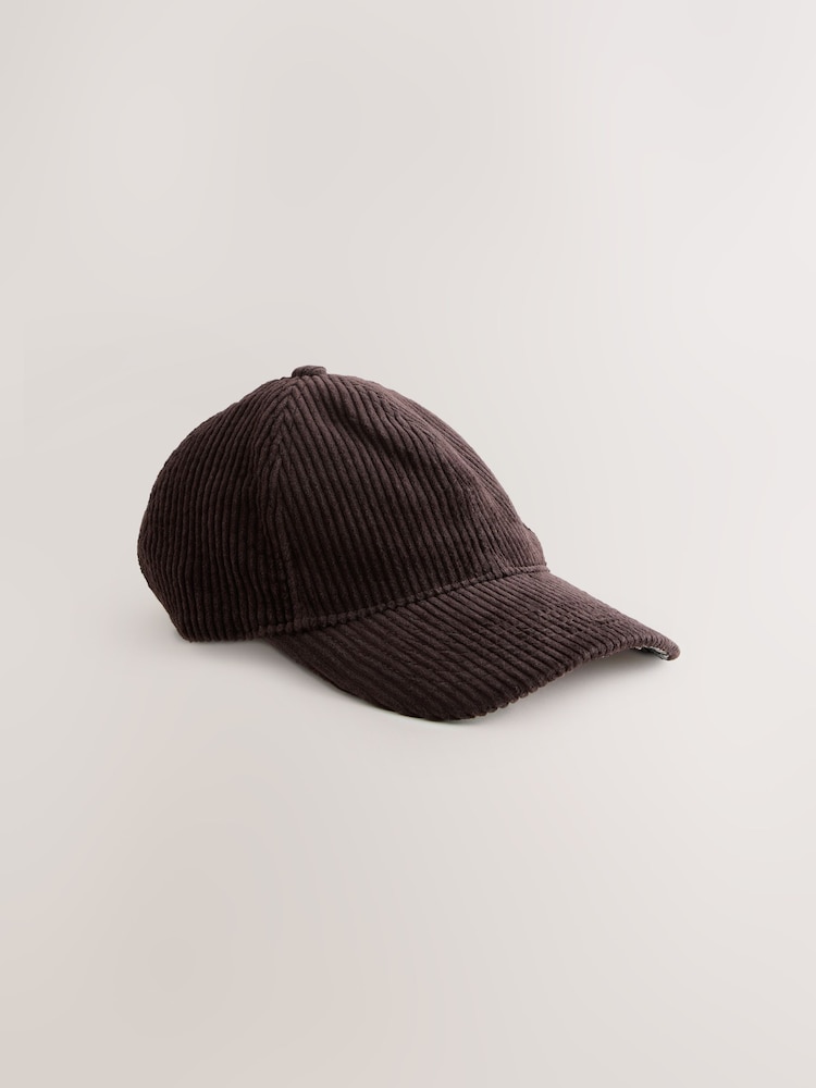 Chocolate/ Tapestry Floral Cord Cap - Image 1 of 4