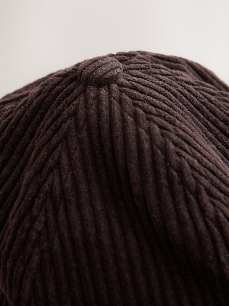Chocolate/ Tapestry Floral Cord Cap - Image 2 of 4