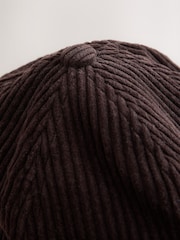 Chocolate/ Tapestry Floral Cord Cap - Image 6 of 8