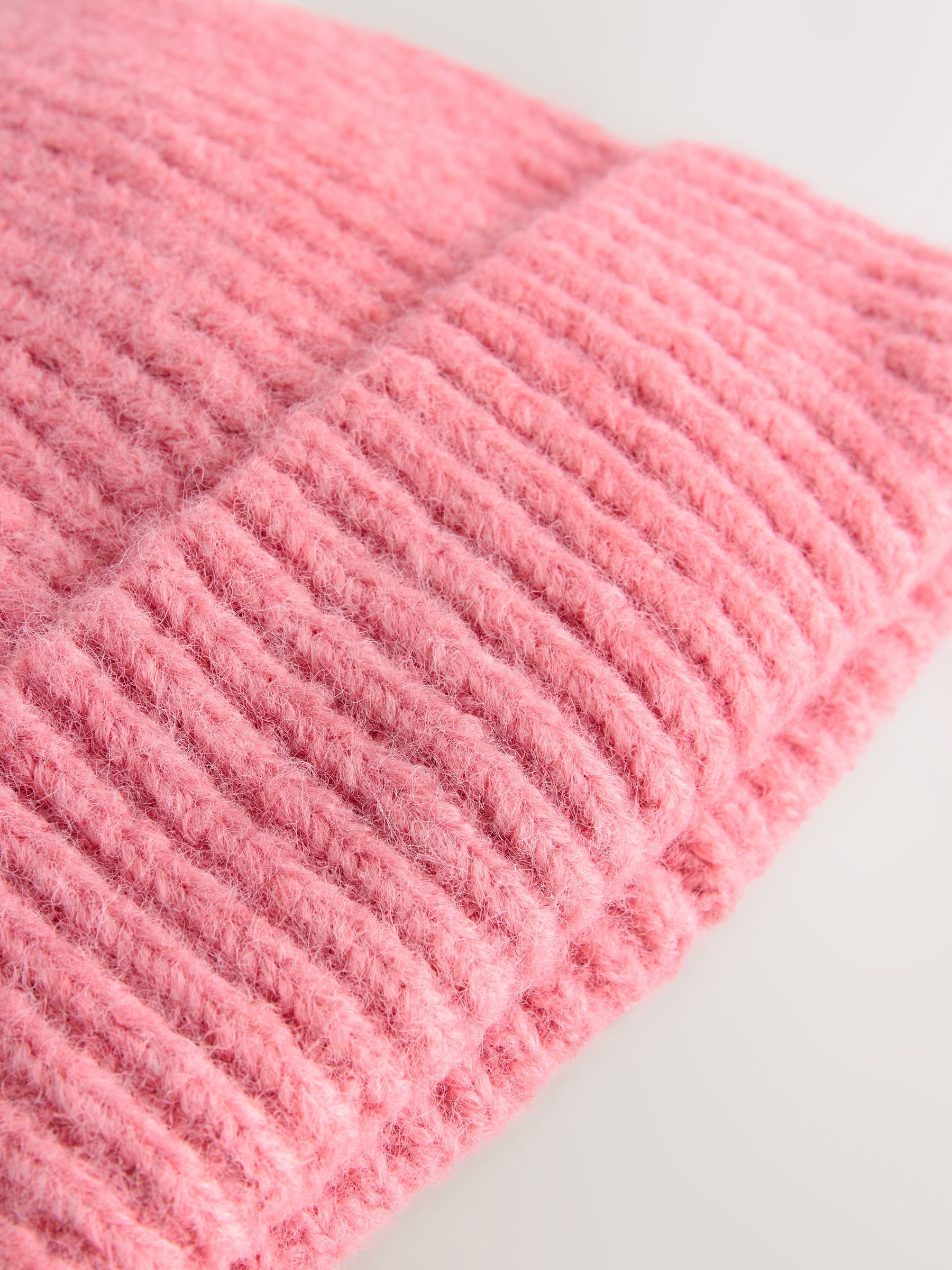 NEW LOVE TANJANE women\'s max wool rib beanie in pink coco Light Pink Fitted Rib Knit Wool Beanie | GANNI US main image 2