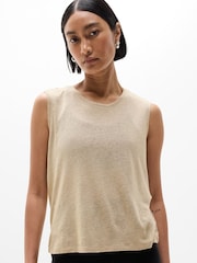 Athleta Brown Momentum Seamless Tank Top - Image 1 of 1