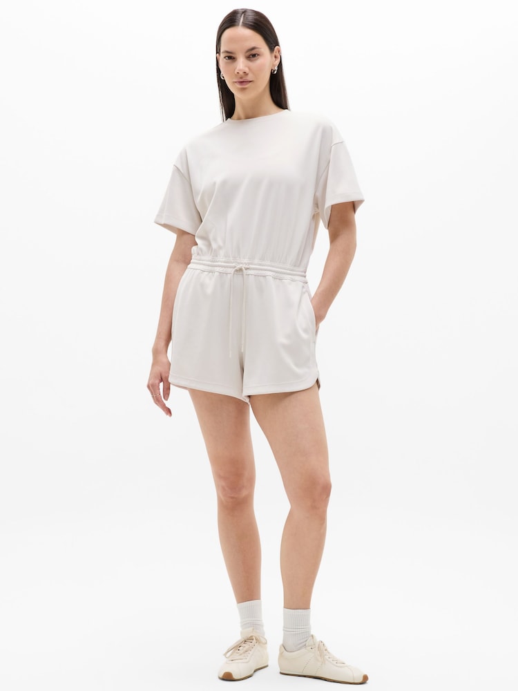 Weiß - Athleta Seasoft Rompersuit - Bild 1 von 1