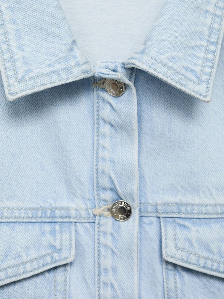 Mango Blue Denim Jacket - Image 3 of 3