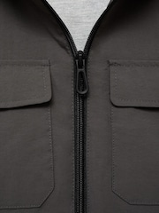 Mango Grey Hooded Jacket - Image 6 of 6