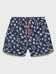 Mango Blue Turtle Swimming Shorts - Image 1 of 3