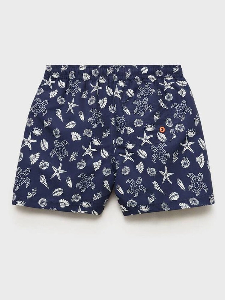 Mango Blue Turtle Swimming Shorts - Image 2 of 3