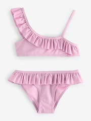 Mango Pink Ruffled Bikini - Image 2 of 4