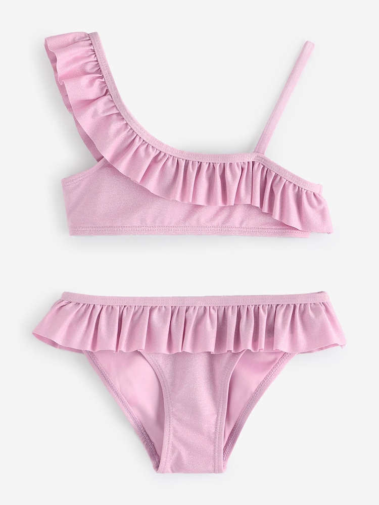 Mango Pink Ruffled Bikini - Image 2 of 4