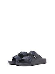 JACK & JONES Grey Buckle Sandal Sliders - Image 2 of 6