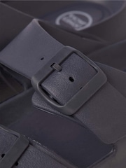 JACK & JONES Grey Buckle Sandal Sliders - Image 6 of 6