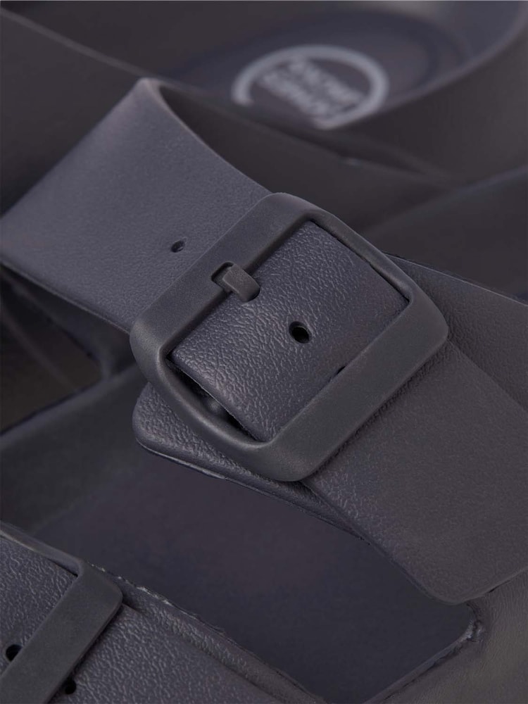 JACK & JONES Grey Buckle Sandal Sliders - Image 6 of 6