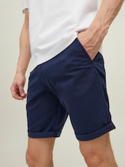 JACK & JONES Blue Chino Shorts - Image 1 of 1