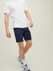JACK & JONES Blue Chino Shorts - Image 4 of 5