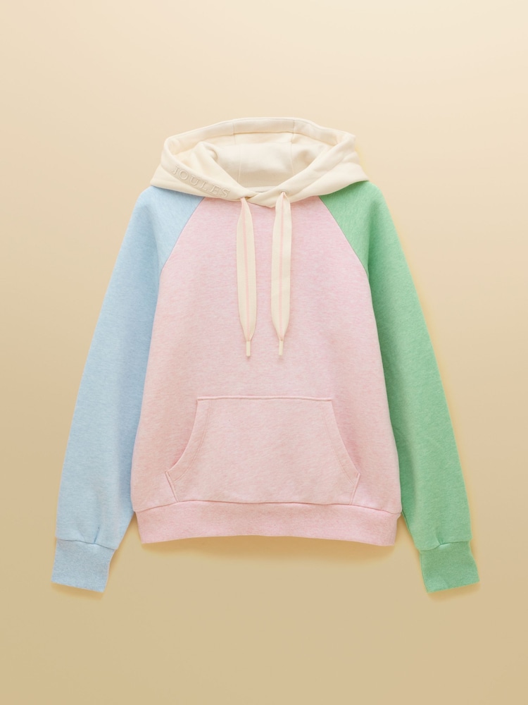 Joules Colourblock Cotton Blend Hoodie - Image 7 of 7