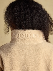 Joules Cream 2 in 1 Borg Full Zip Fleece Jacket - Image 13 of 15