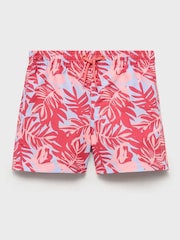 Mango Red Printed Swimming Short - Image 1 of 3