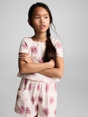 Mango Pink/Cream Printed Blouse - Image 2 of 6