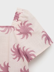 Mango Pink/Cream Printed Blouse - Image 6 of 6