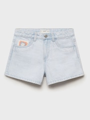Mango Blue Dhalia Shorts - Image 1 of 3