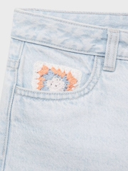 Mango Blue Dhalia Shorts - Image 3 of 3