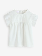 Mango Cream Openwork Detail Top - Image 1 of 2