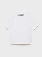 Mango White Minecraft Cotton T-Shirt - Image 2 of 3