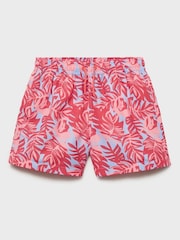 Mango Red Printed Swimming Shorts - Image 1 of 3