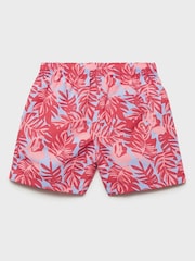 Mango Red Printed Swimming Shorts - Image 2 of 3