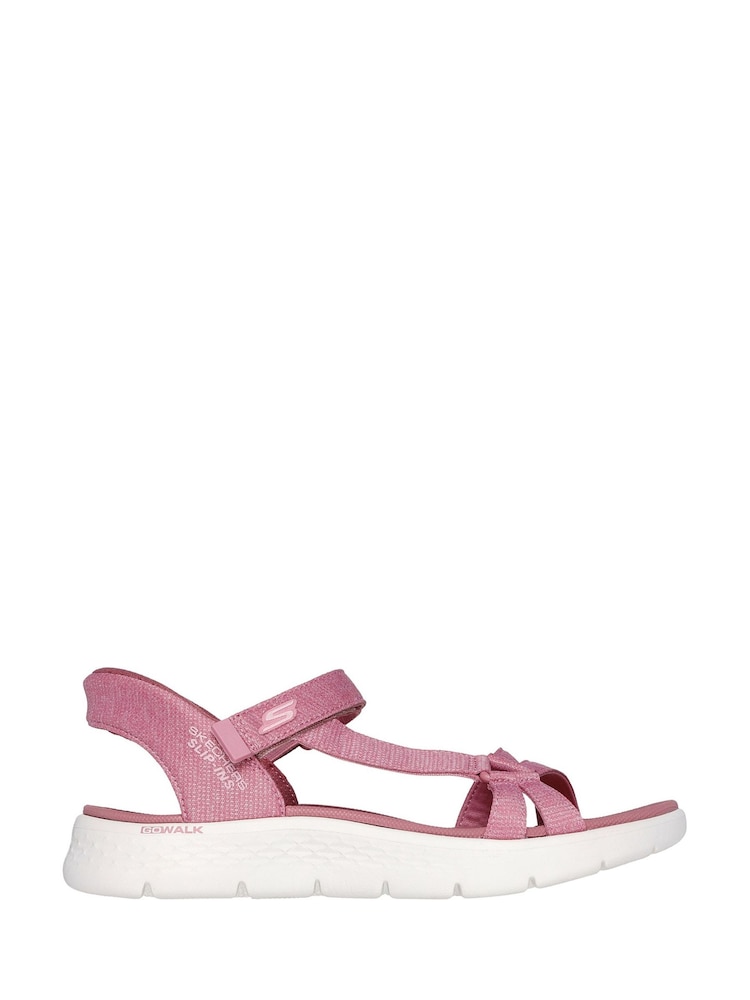 Skechers Pink Go Walk Flex Illuminate Sandals - Image 1 of 3