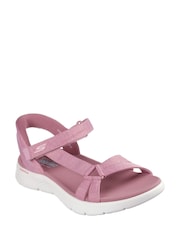 Skechers Pink Go Walk Flex Illuminate Sandals - Image 2 of 3