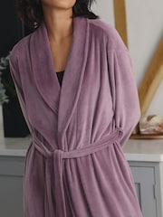 Morado malva - Cosy Cord Dressing Gown - Imagen 4 de 8