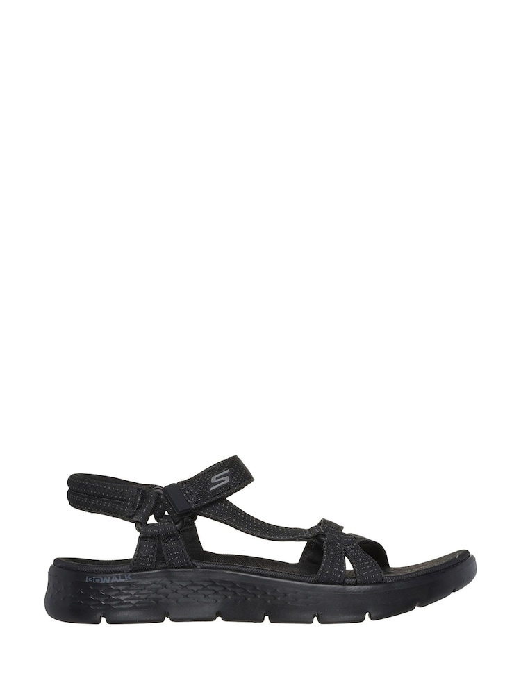 Skechers Black Go Walk Flex Sublime Sandals - Image 1 of 3