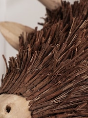 Voyage Maison Brown Stirling Stag Head Wooden Sculpture - Image 4 of 6
