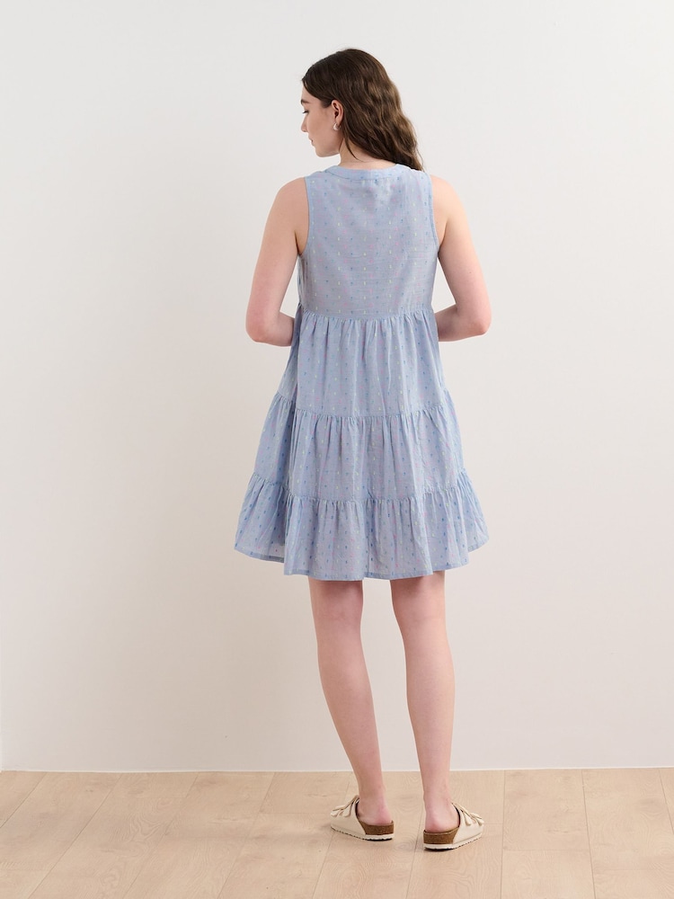 Hatley Blue Savannah Dress Bright Spot Chambray - Image 2 of 3