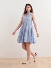 Hatley Blue Savannah Dress Bright Spot Chambray - Image 3 of 3